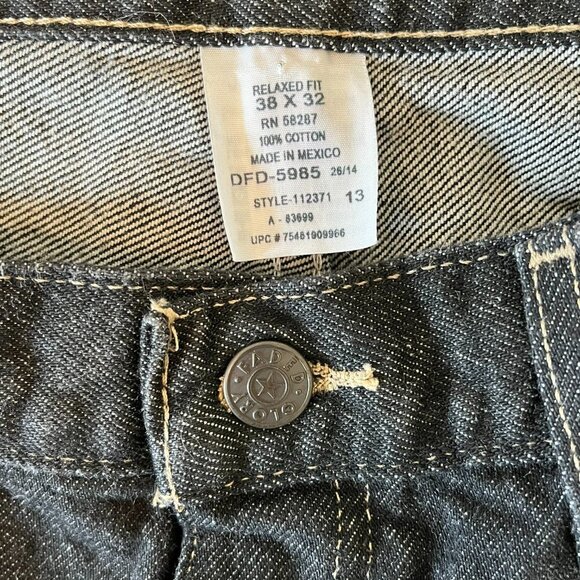Faded Glory Dark Wash Jeans - Size 38 X 32 - Picture 4 of 7